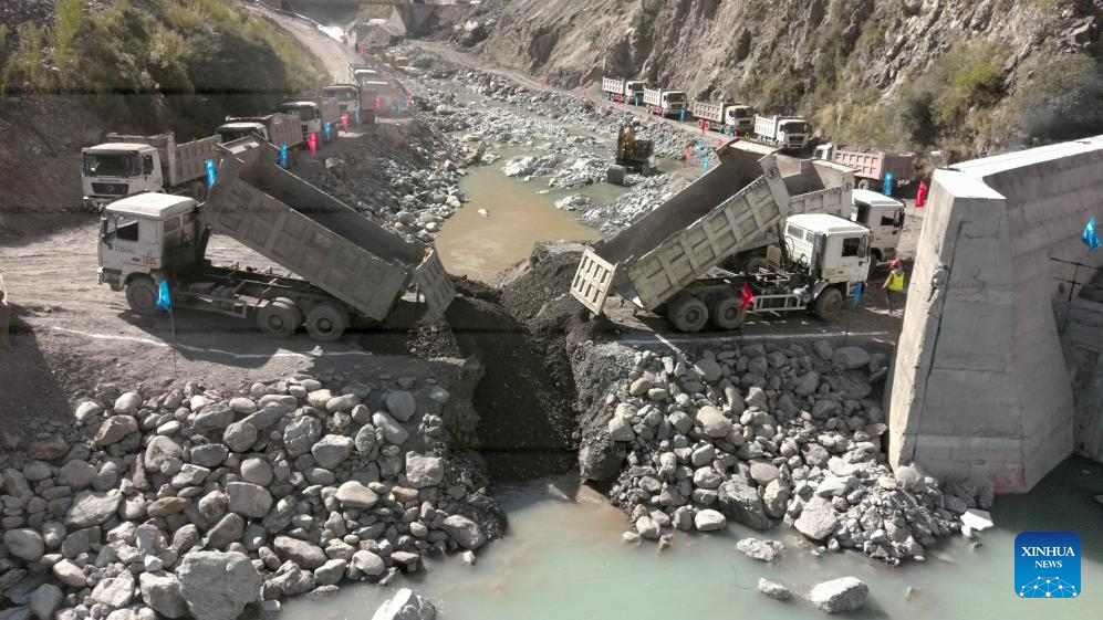China-built Balakot Hydropower Project achieves river closure in NW Pakistan