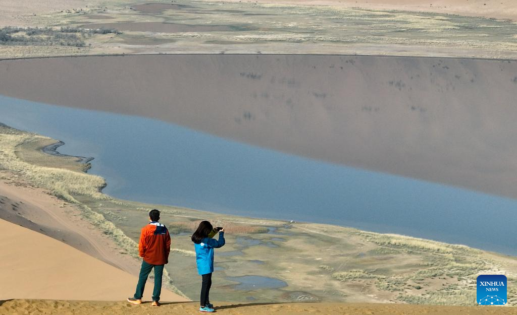 Scenery of Badain Jaran Desert in Inner Mongolia