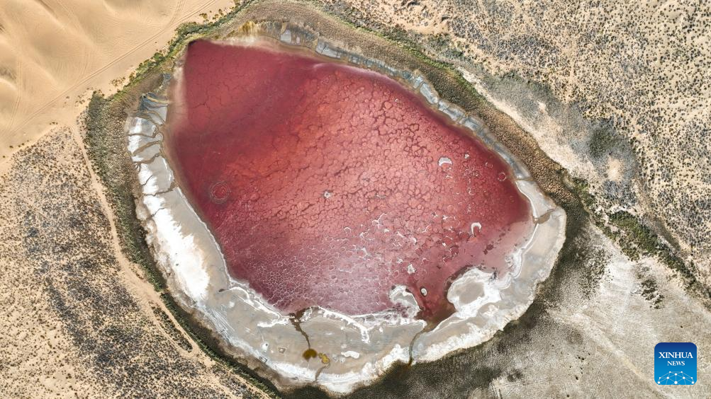 Scenery of Badain Jaran Desert in Inner Mongolia