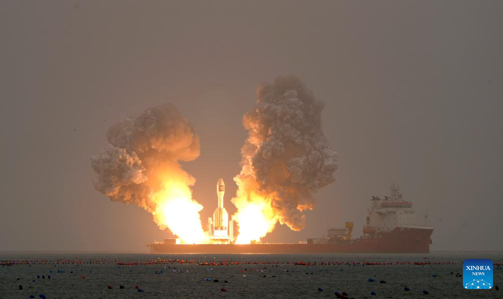 China Focus: China launches Gravity-1 rocket from sea