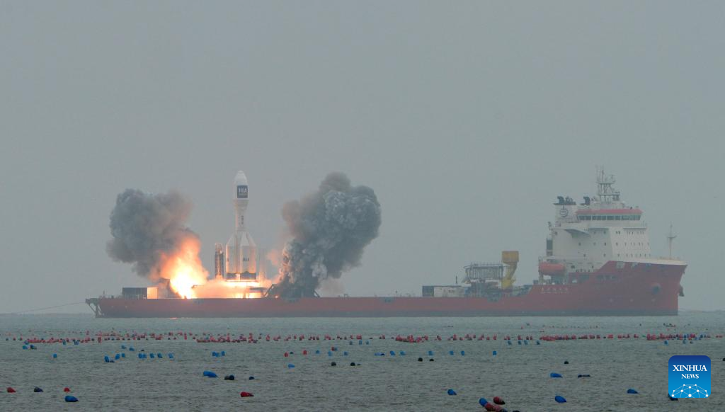 China Focus: China launches Gravity-1 rocket from sea