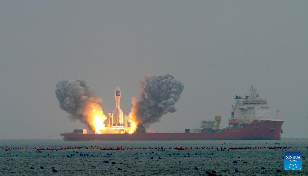 China Focus: China launches Gravity-1 rocket from sea