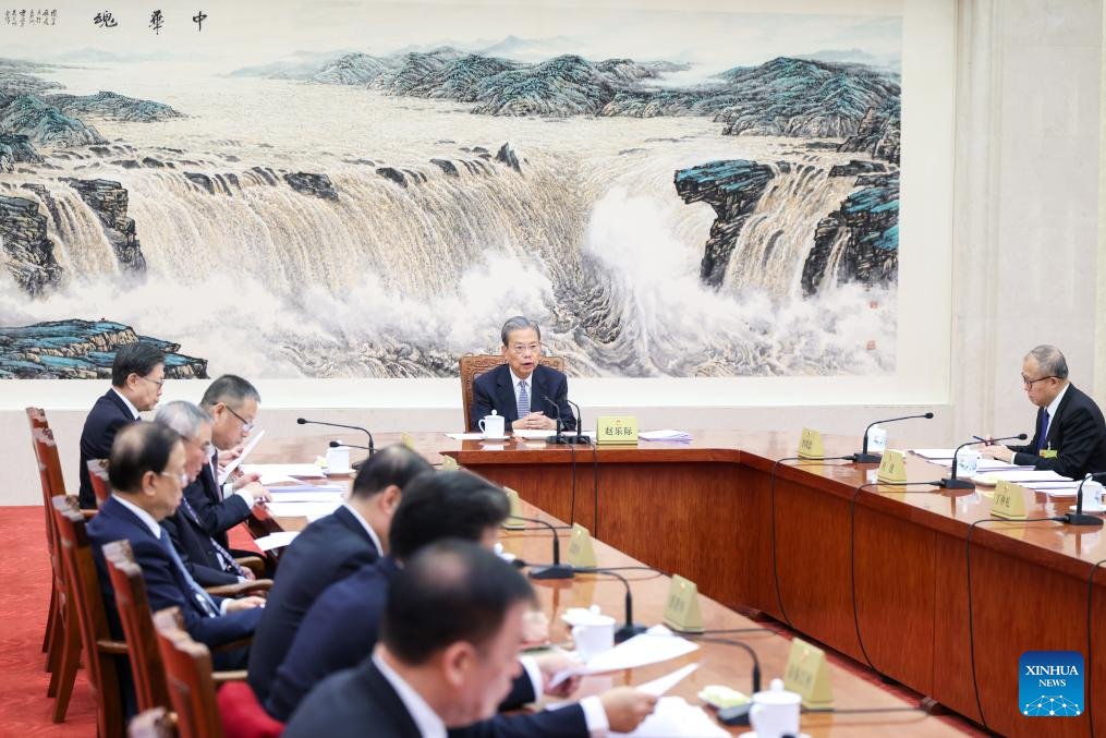 Chinese legislators hear reports at NPC standing committee session