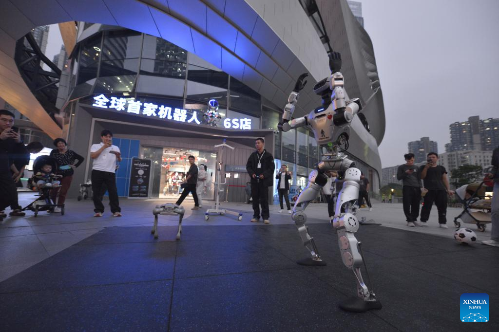 A glimpse of humanoid robots in Shenzhen, China's Guangdong