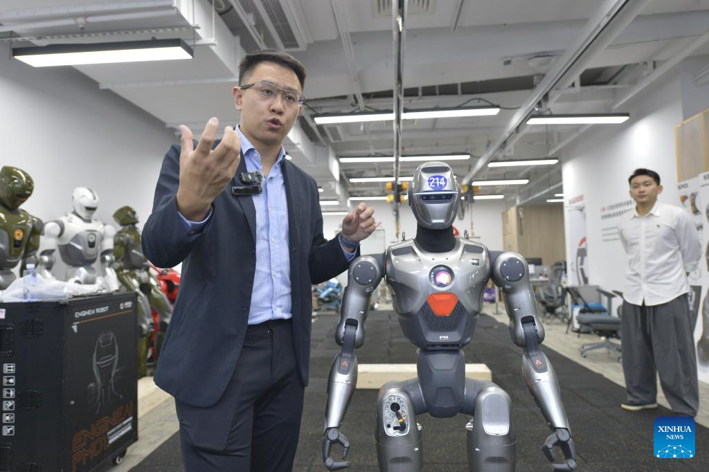A glimpse of humanoid robots in Shenzhen, China's Guangdong