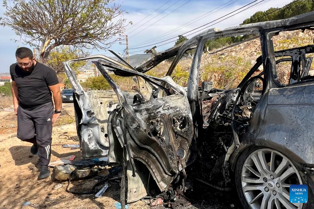 4 Hezbollah members killed in Israeli airstrike on southern Lebanon