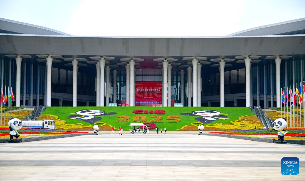 In pics: preparations for 8th CIIE in Shanghai