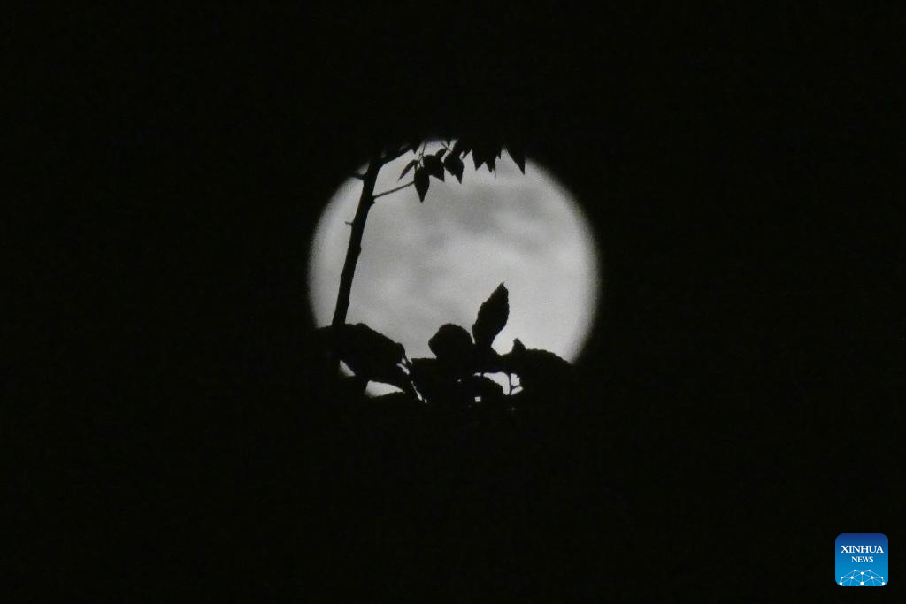 Full moon observed across China