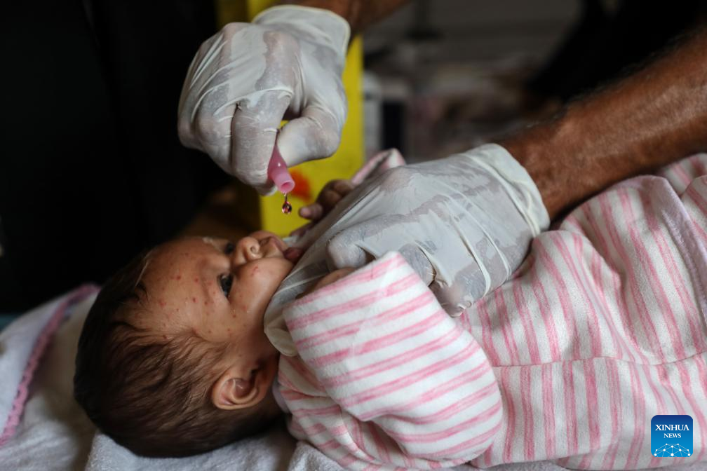 Gaza launches vaccination campaign for children after two years of war