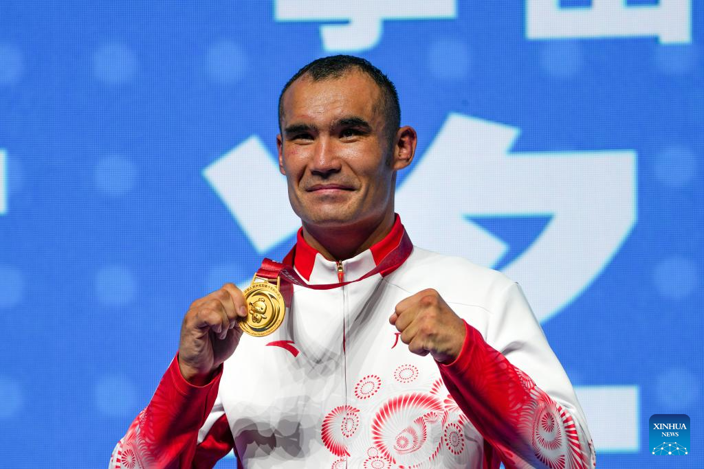 Highlights of final matches at China's 15th National Games (Nov. 12)