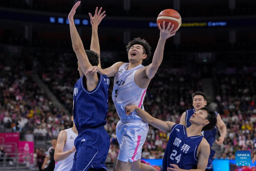 Highlights of final matches at China's 15th National Games (Nov. 12)