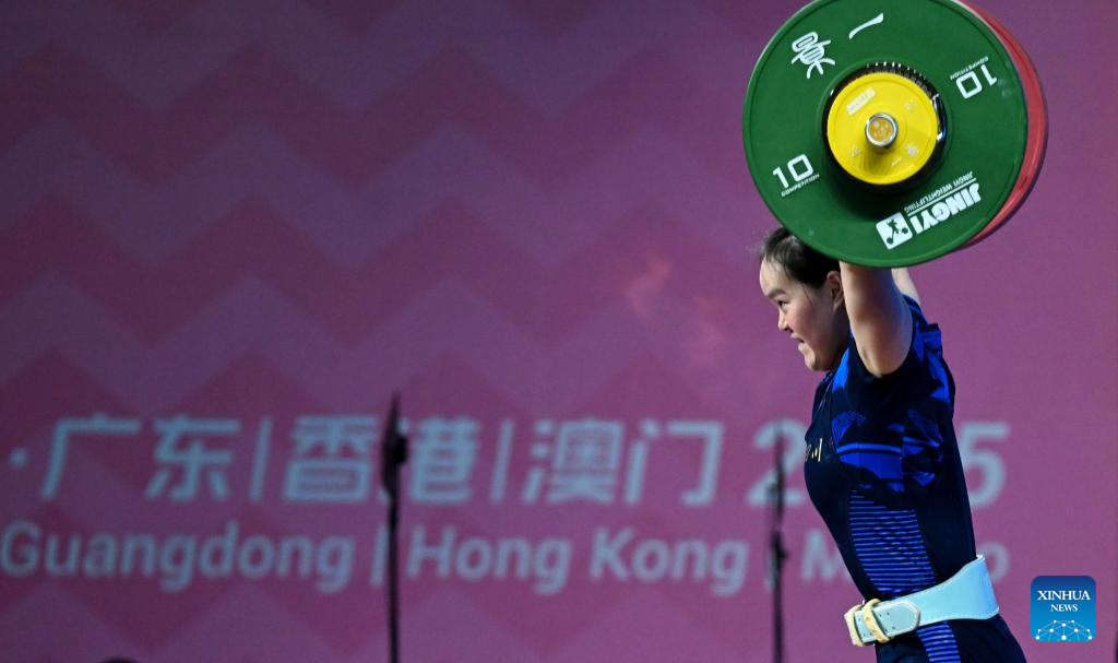 Highlights of final matches at China's 15th National Games (Nov. 12)