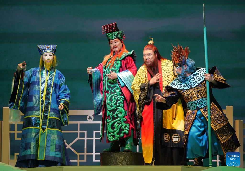 Chinese Opera The Monkey King holds final dressed rehearsal in San Francisco, U.S.
