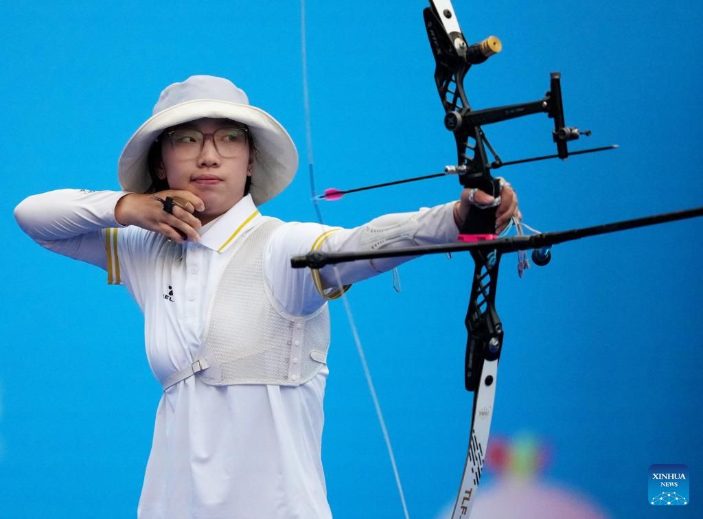 Zong Yu claims title of women's recurve individual of archery at National Games