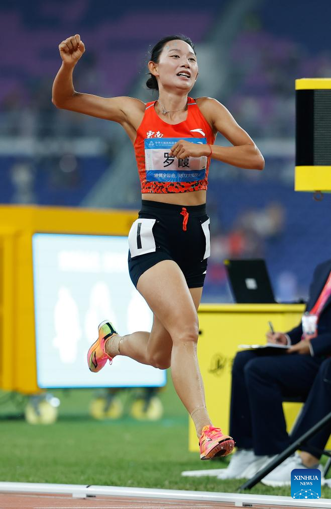 China's National Games sees title defense, breakthroughs in track and field