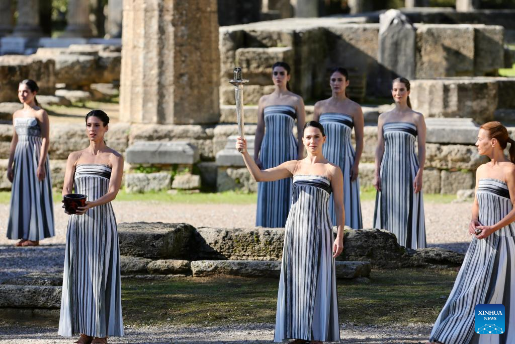 In pics: dress rehearsal of Olympic flame lighting ceremony for Milan-Cortina 2026 Winter Olympics