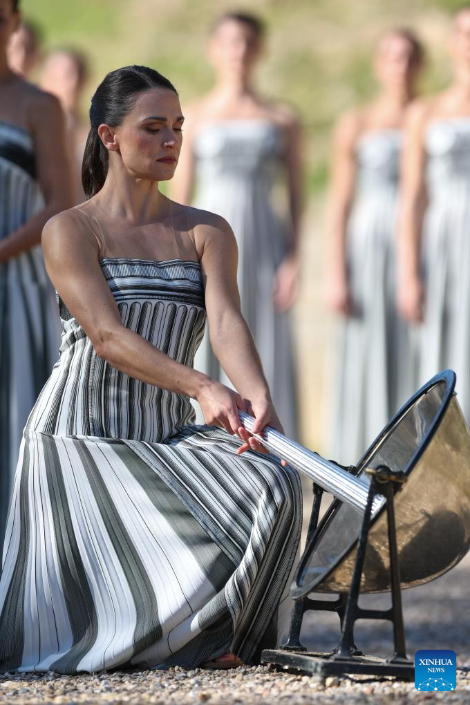 In pics: dress rehearsal of Olympic flame lighting ceremony for Milan-Cortina 2026 Winter Olympics