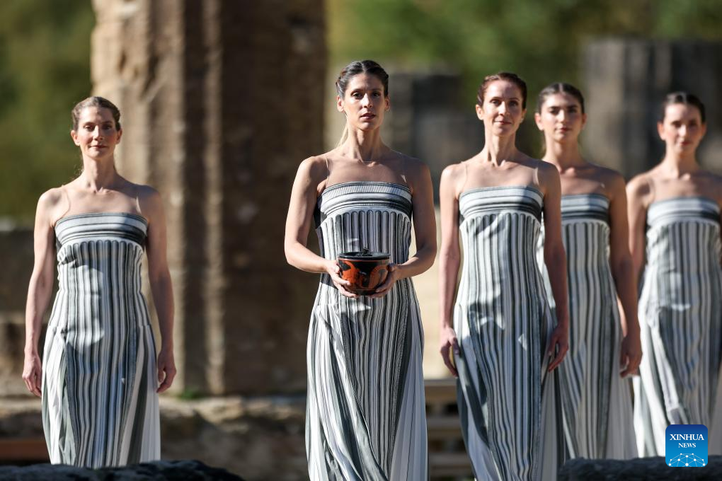 In pics: dress rehearsal of Olympic flame lighting ceremony for Milan-Cortina 2026 Winter Olympics