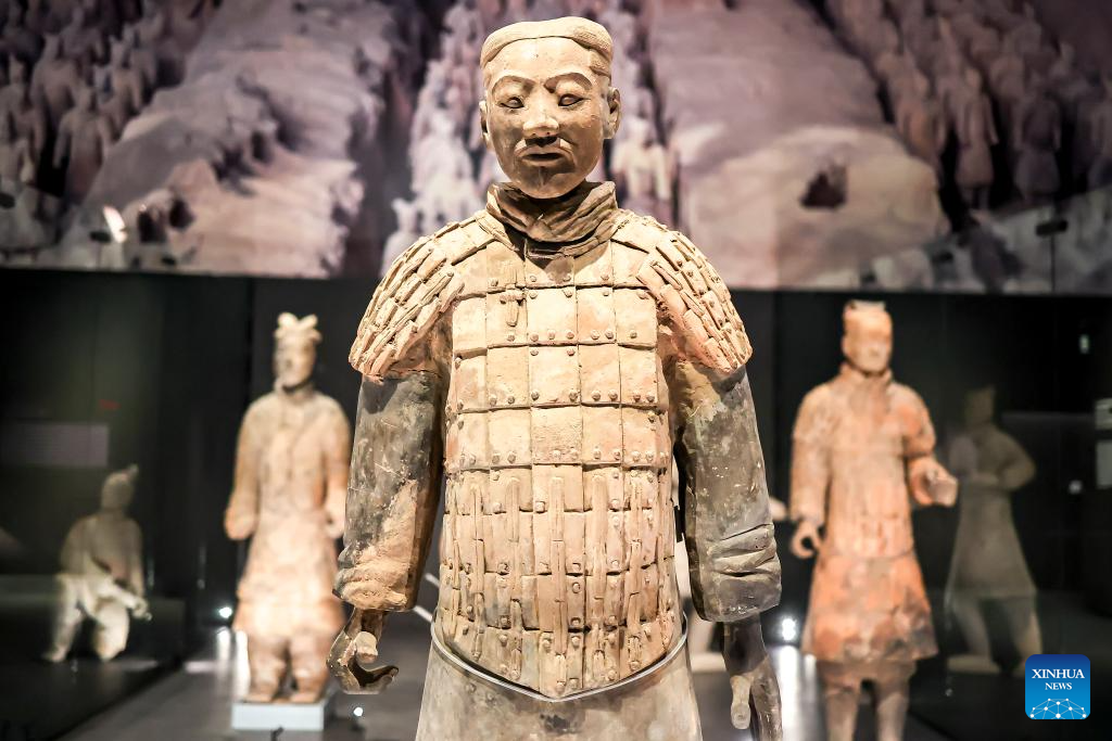 In pics: media preview of exhibition on civilization of China's Qin, Han dynasties held in Hungary