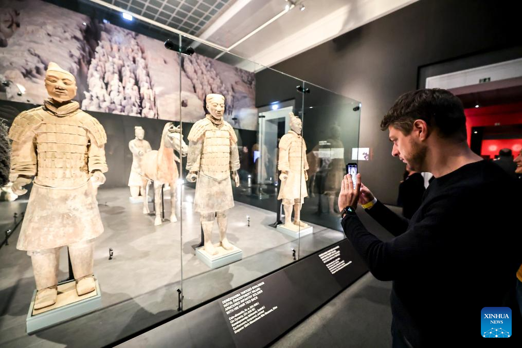 In pics: media preview of exhibition on civilization of China's Qin, Han dynasties held in Hungary