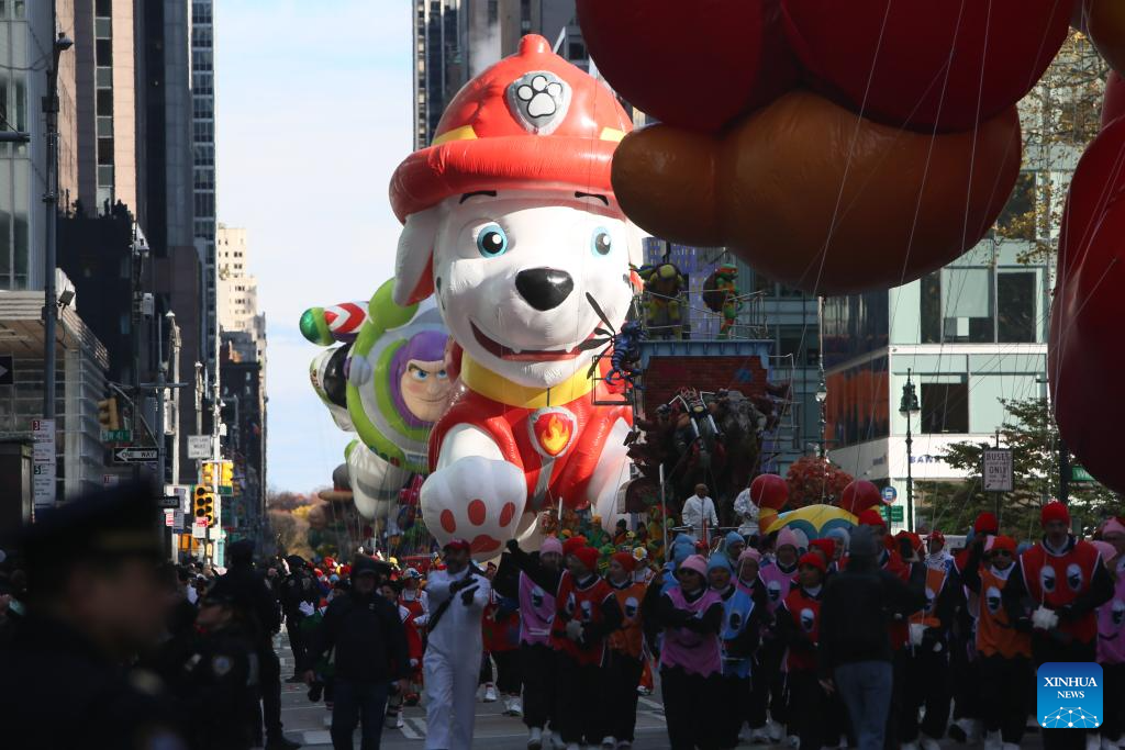 U.S. Thanksgiving Day parade draws millions in New York
