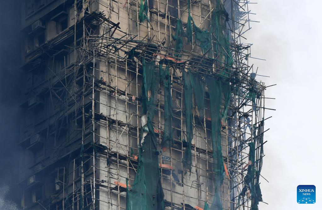 13 people arrested for suspected manslaughter after Hong Kong residential complex fire