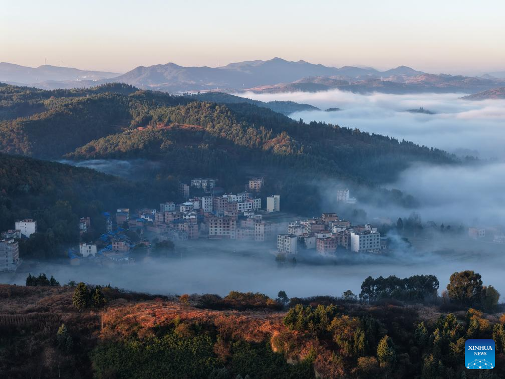Winter scenery across China