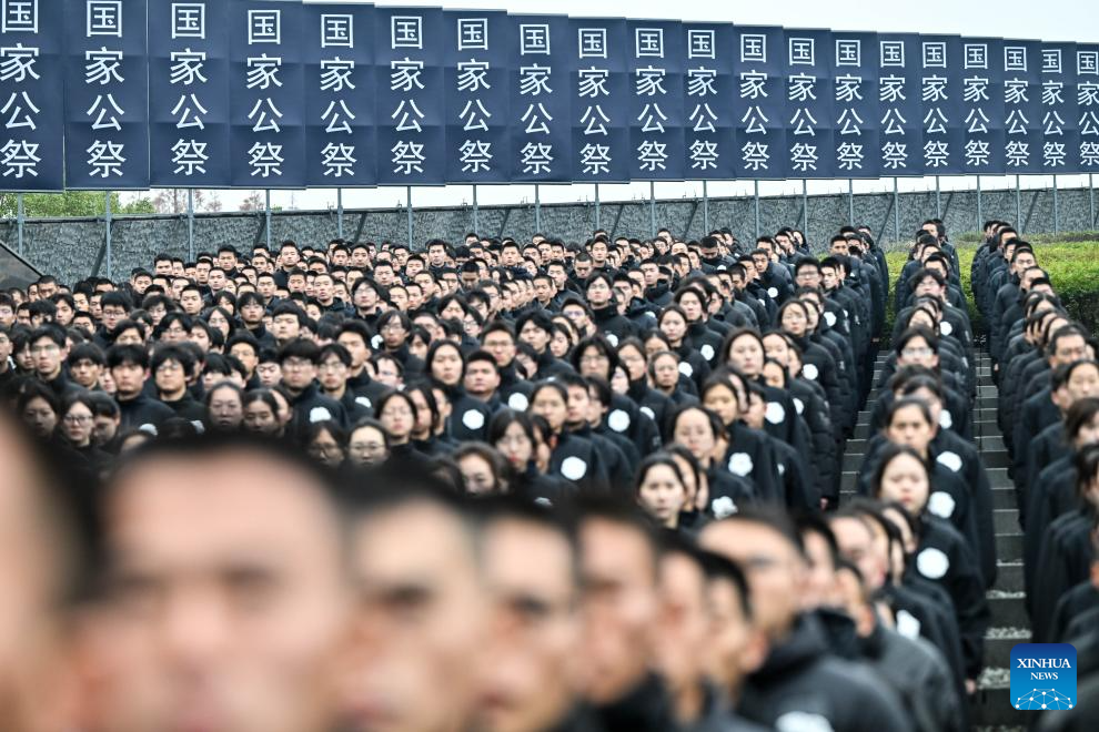 China holds national memorial for Nanjing Massacre victims, calling for remembrance of history