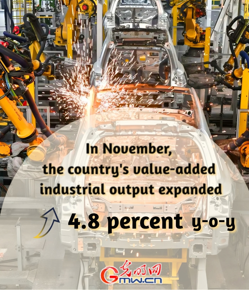 Posters: China's economy registers steady growth in November