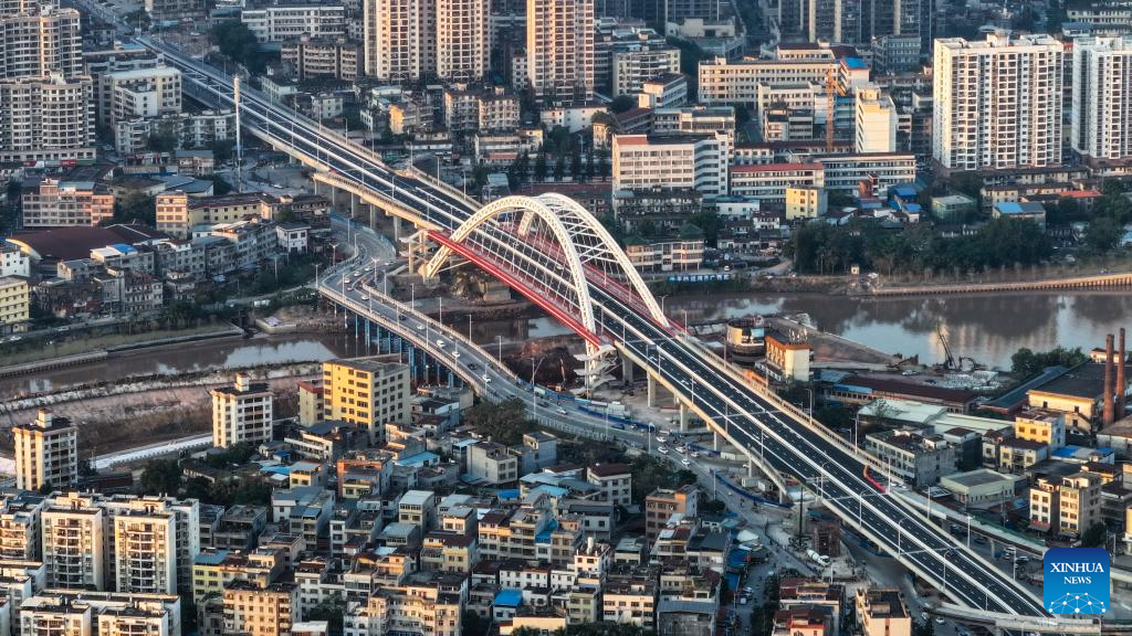 Construction of Pinglu Canal in China's Guangxi shows remarkable progress