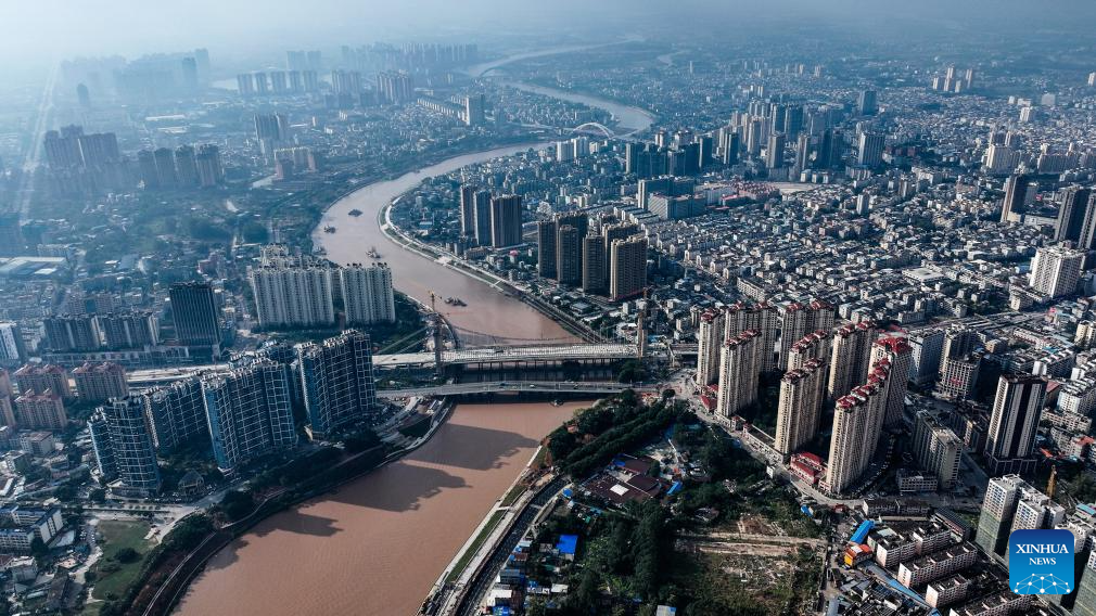 Construction of Pinglu Canal in China's Guangxi shows remarkable progress