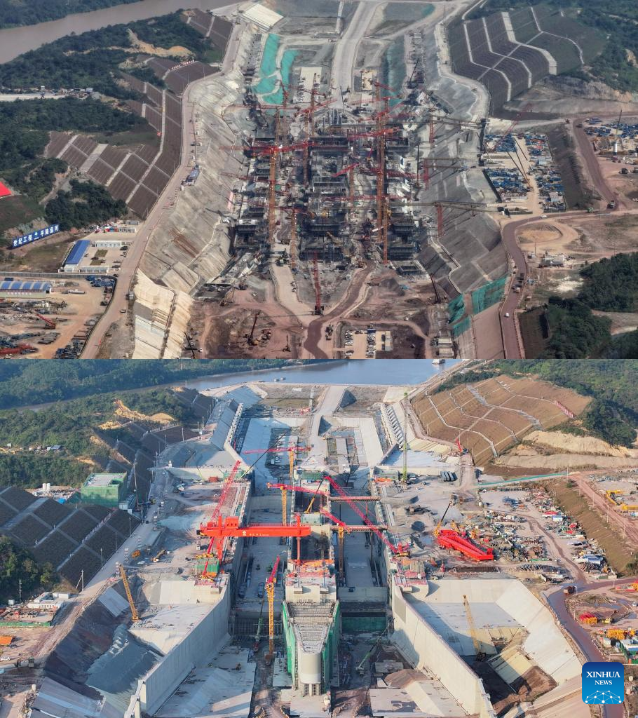Construction of Pinglu Canal in China's Guangxi shows remarkable progress