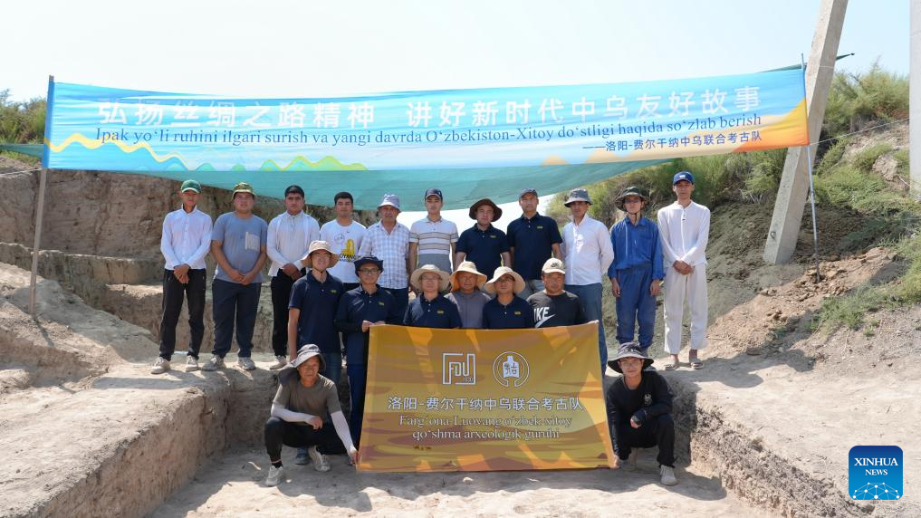 Chinese, Uzbek archaeologists discover ancient city walls in Uzbekistan