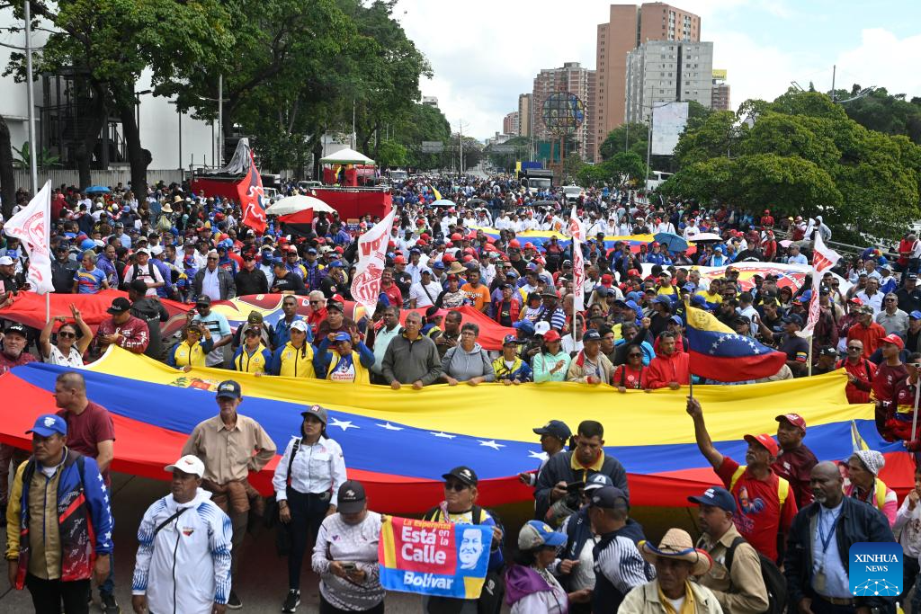 March held in Caracas demanding release of Maduro by U.S.