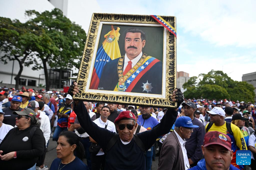 March held in Caracas demanding release of Maduro by U.S.