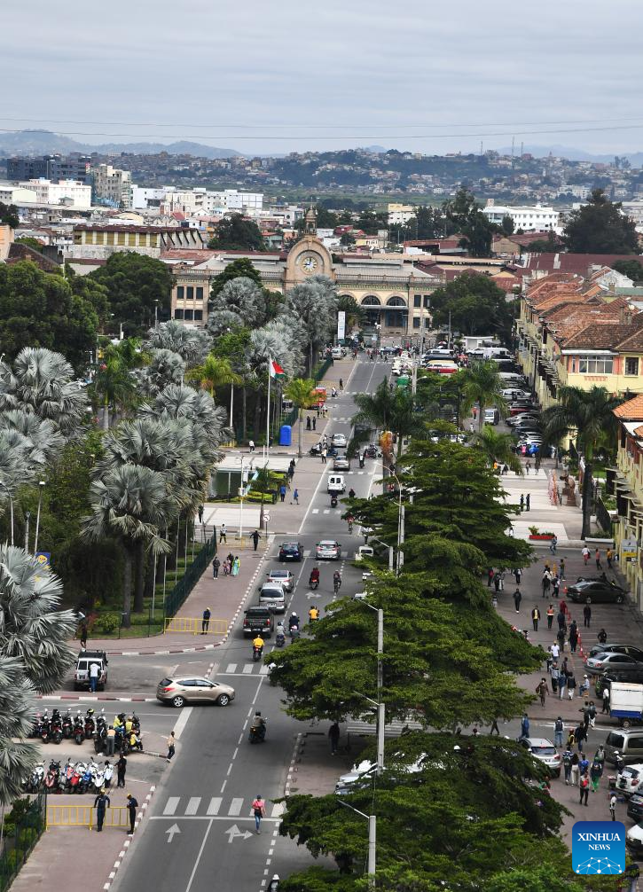 City view of Antananarivo, capital of Madagascar