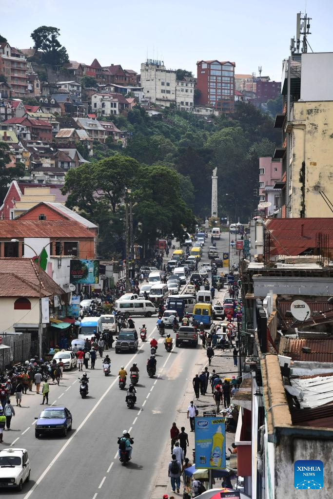 City view of Antananarivo, capital of Madagascar