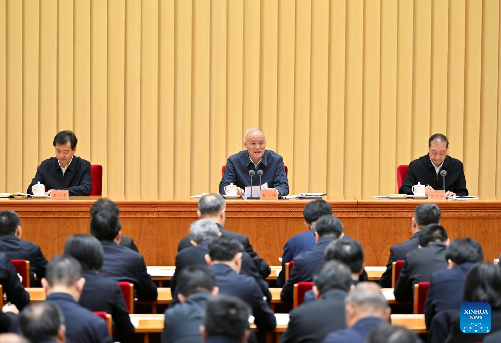 Senior CPC official urges high-quality development of social work