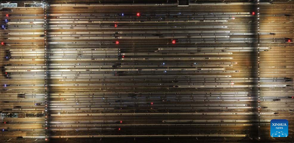 High-speed trains across China getting ready for upcoming Spring Festival travel rush