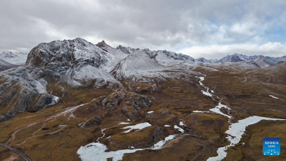 Winter scenery in Zadoi County, NW China's Qinghai