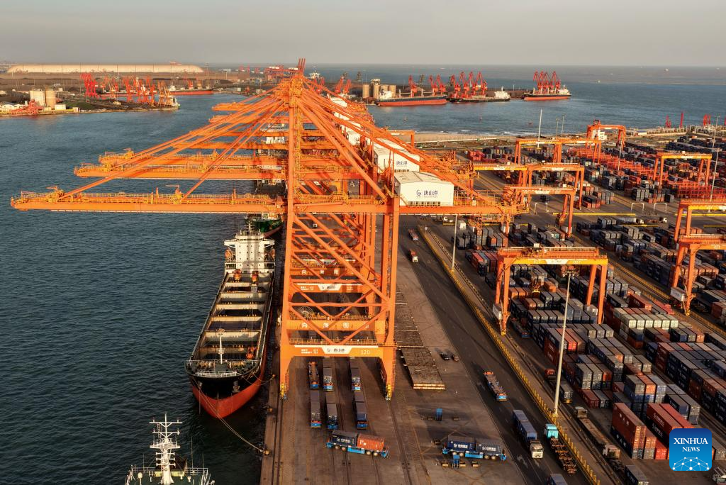 Foreign trade cargo throughput in Tangshan Port posts year-on-year growth