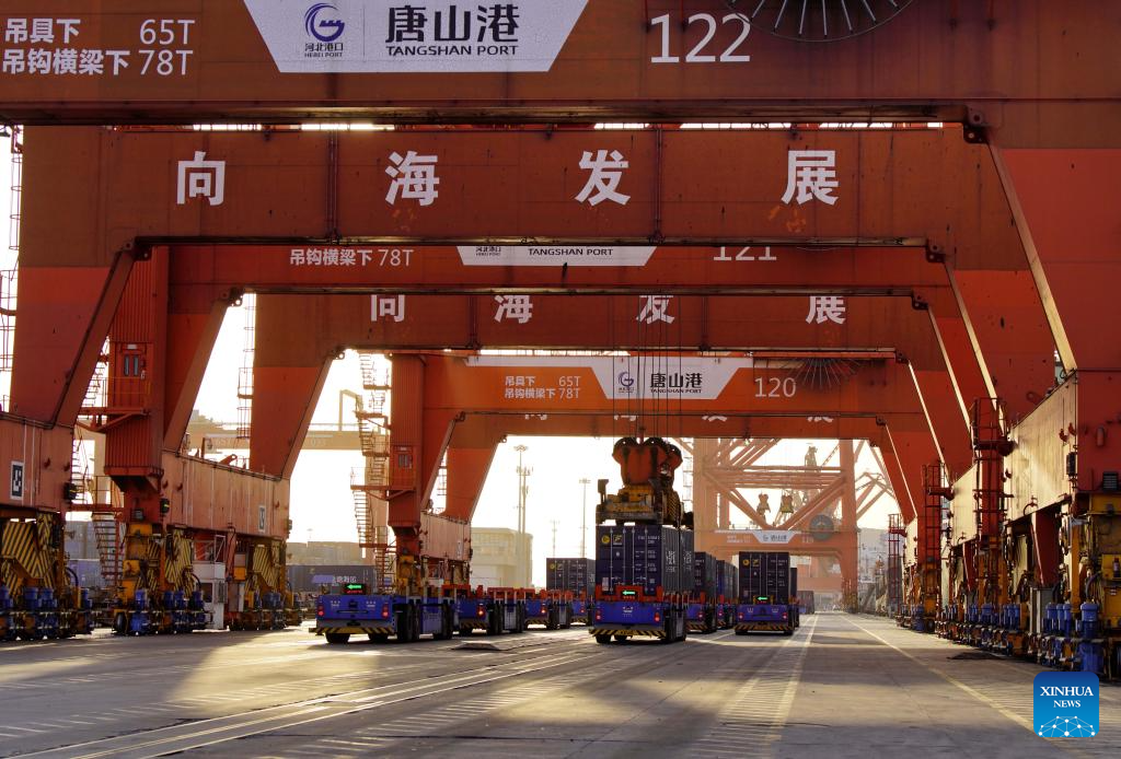 Foreign trade cargo throughput in Tangshan Port posts year-on-year growth