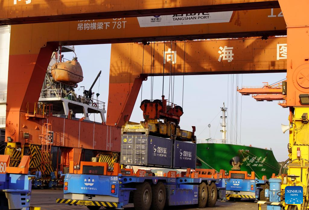 Foreign trade cargo throughput in Tangshan Port posts year-on-year growth