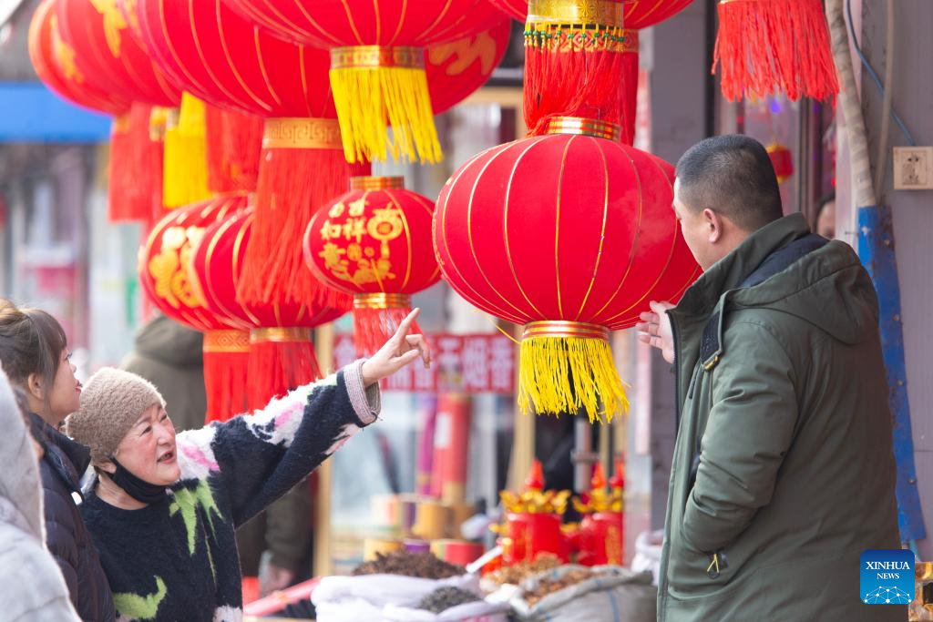 Activities held to celebrate traditional Chinese Xiaonian Festival in northern China