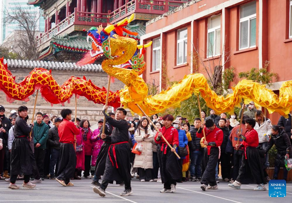 Activities held to celebrate traditional Chinese Xiaonian Festival in northern China