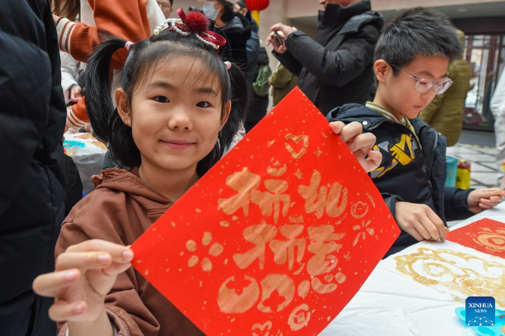 Activities held to celebrate traditional Chinese Xiaonian Festival in northern China
