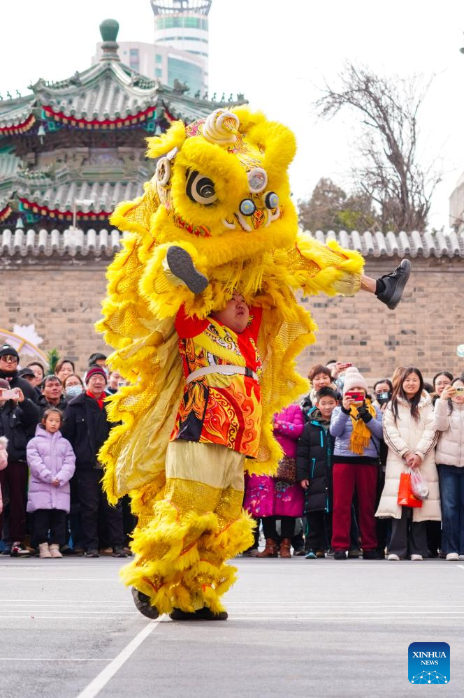 Activities held to celebrate traditional Chinese Xiaonian Festival in northern China