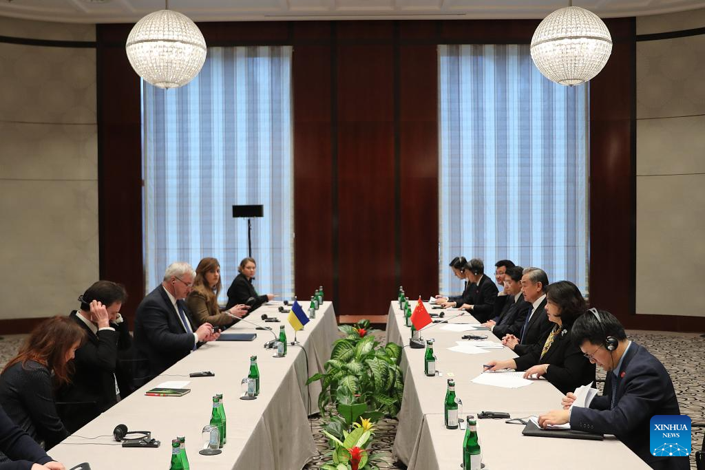 China-Ukraine relations should maintain stable, healthy development: Chinese FM