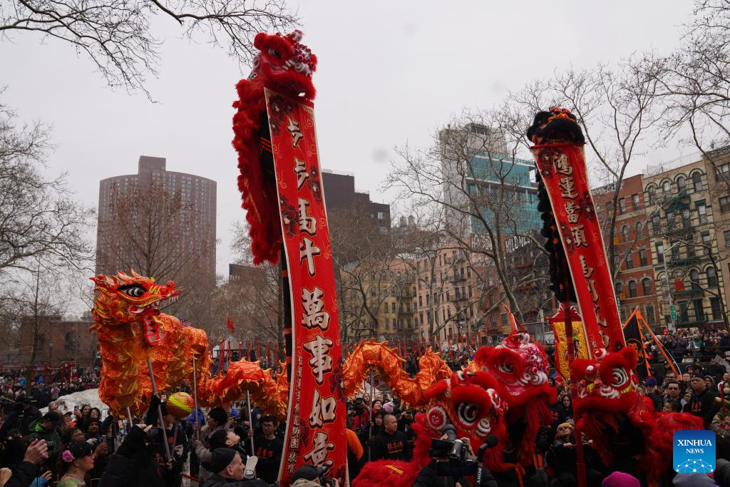 Chinese New Year celebration held in New York's Chinatown