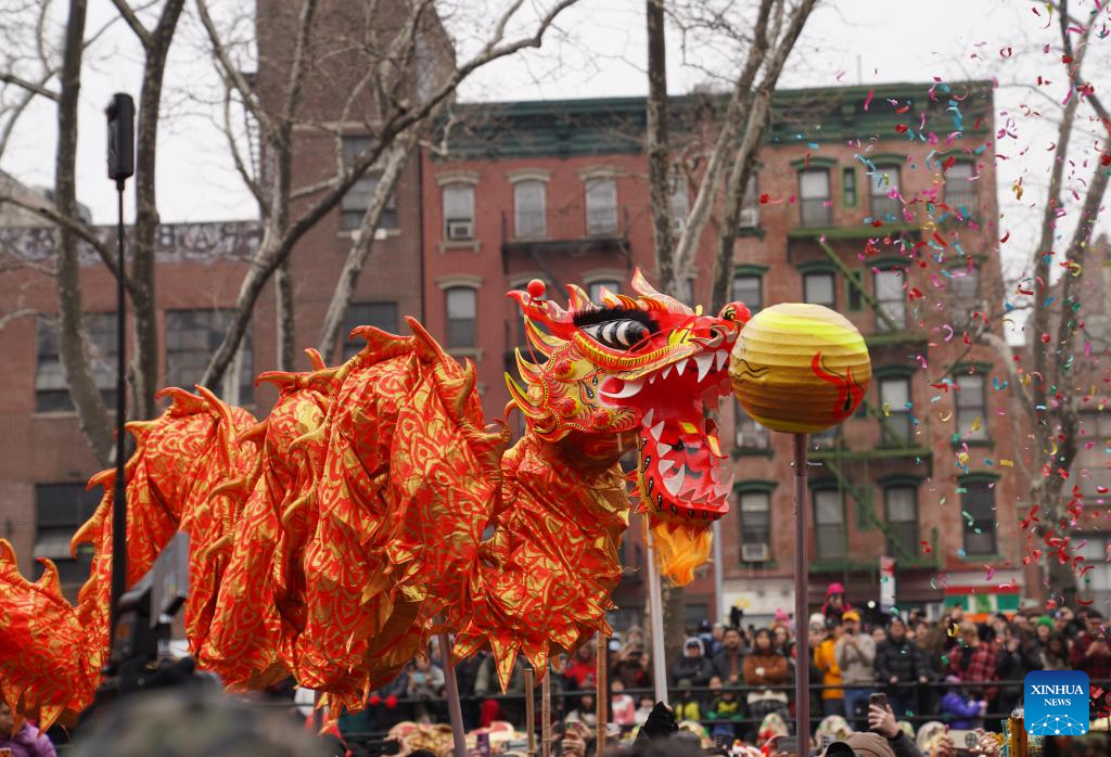 Chinese New Year celebration held in New York's Chinatown